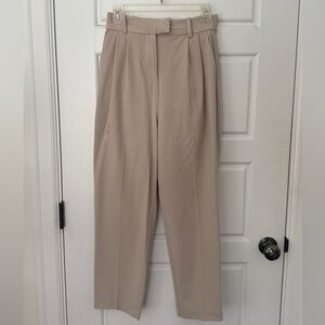 H&M Beige Work Trousers (Size 6)